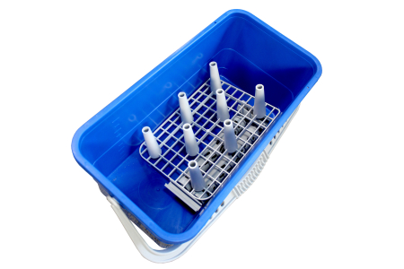 Ведро плиточника ВОЛМА, роликами и сеткой для отжима, 22 литра